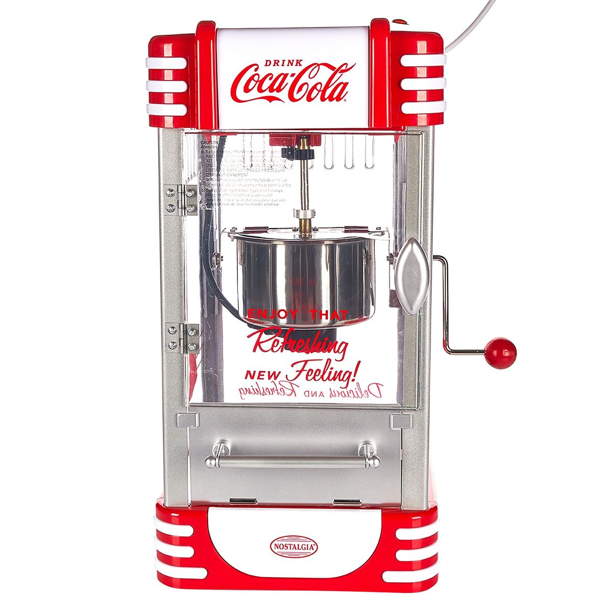 NOSTALGIA - Máquina de Pop Corn Coca-Cola