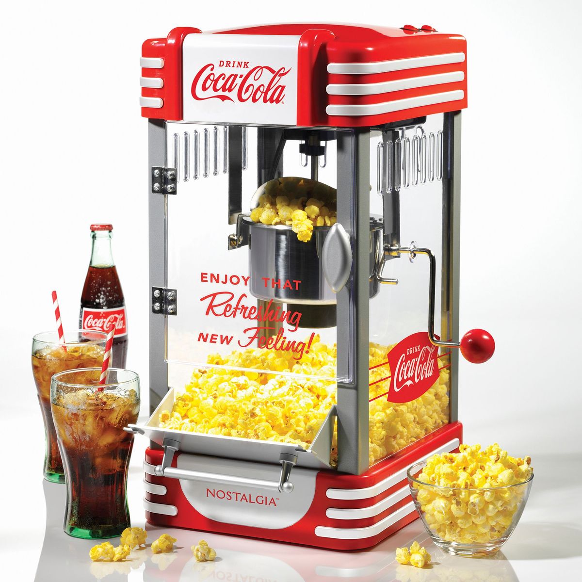 NOSTALGIA - Máquina de Pop Corn Coca-Cola