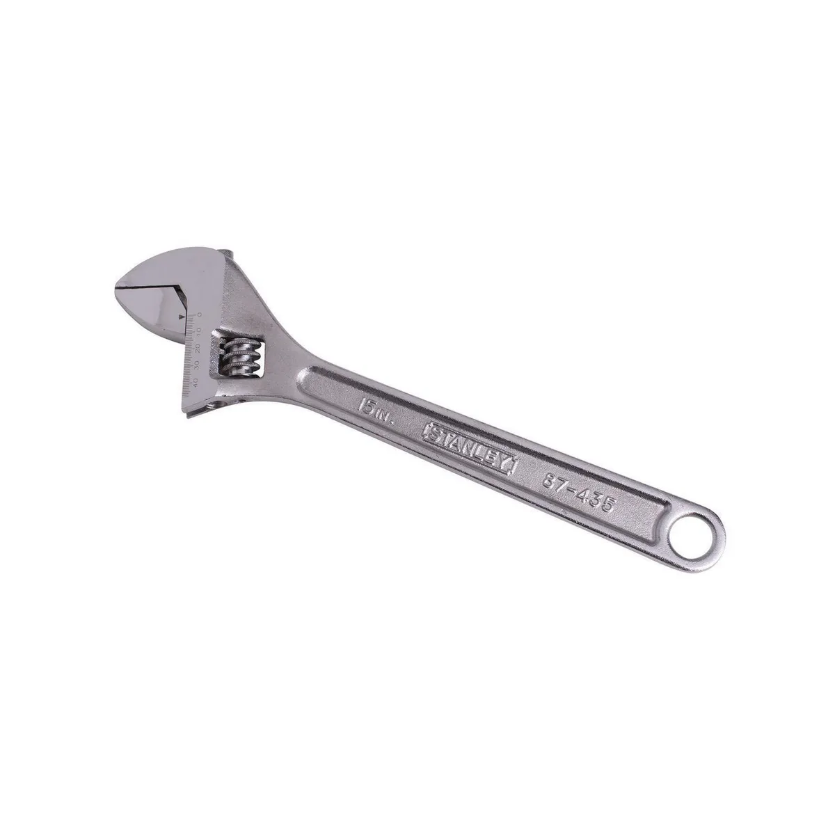 STANLEY - Llave Ajustable Cromada 15'' Plateado