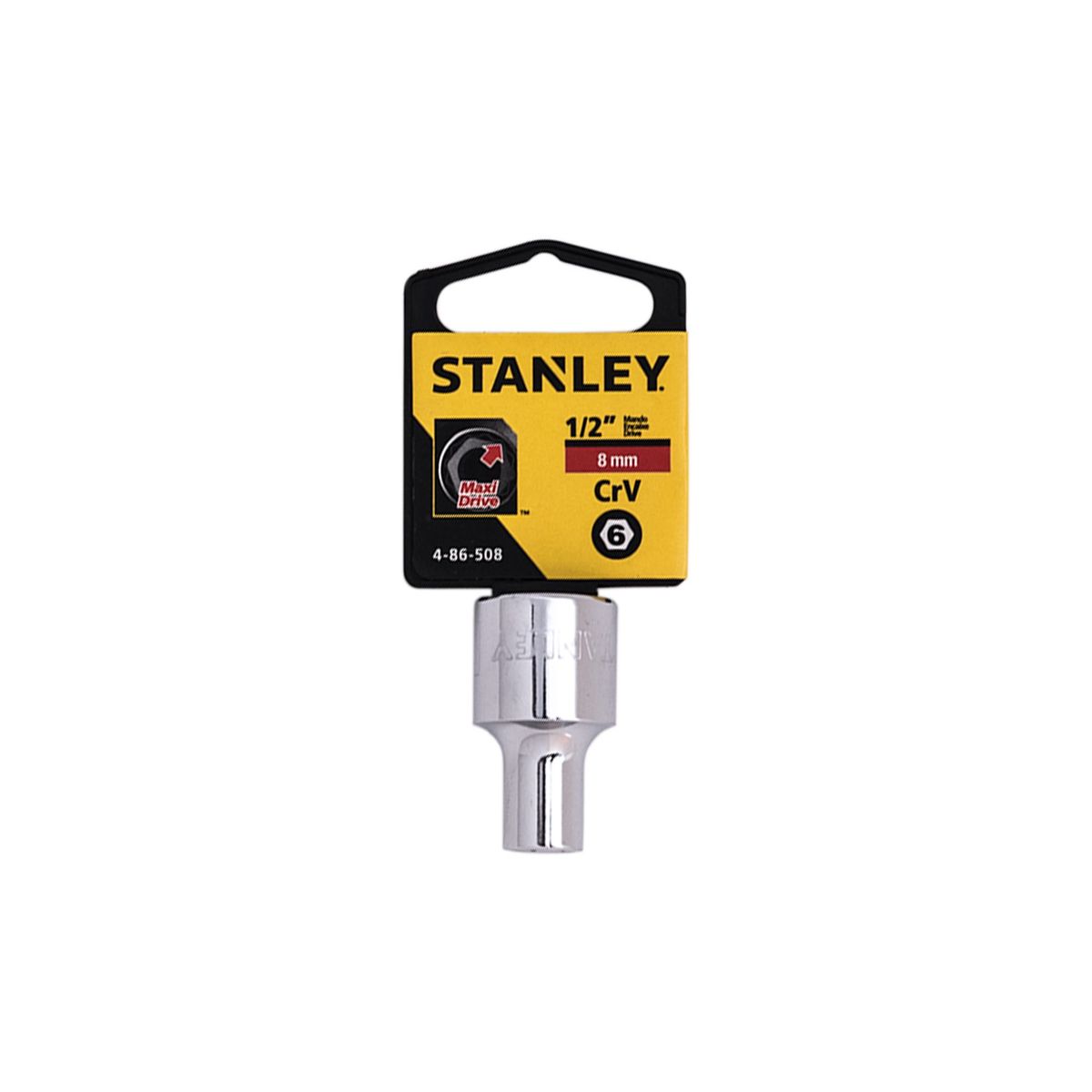 STANLEY - Dado Estándar 4-86-508 1/2'' 6PT 8 mm Plateado Stanley
