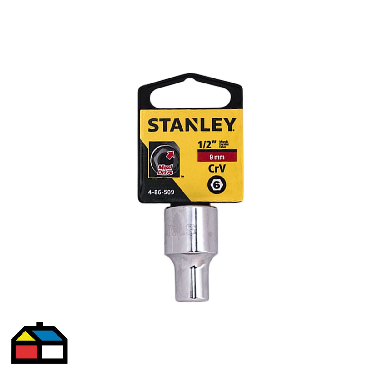 STANLEY - Dado Estándar 4-86-509 1/2'' 6PT 9 mm Plateado Stanley