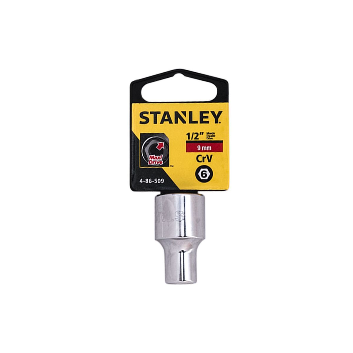 STANLEY - Dado Estándar 4-86-509 1/2'' 6PT 9 mm Plateado Stanley