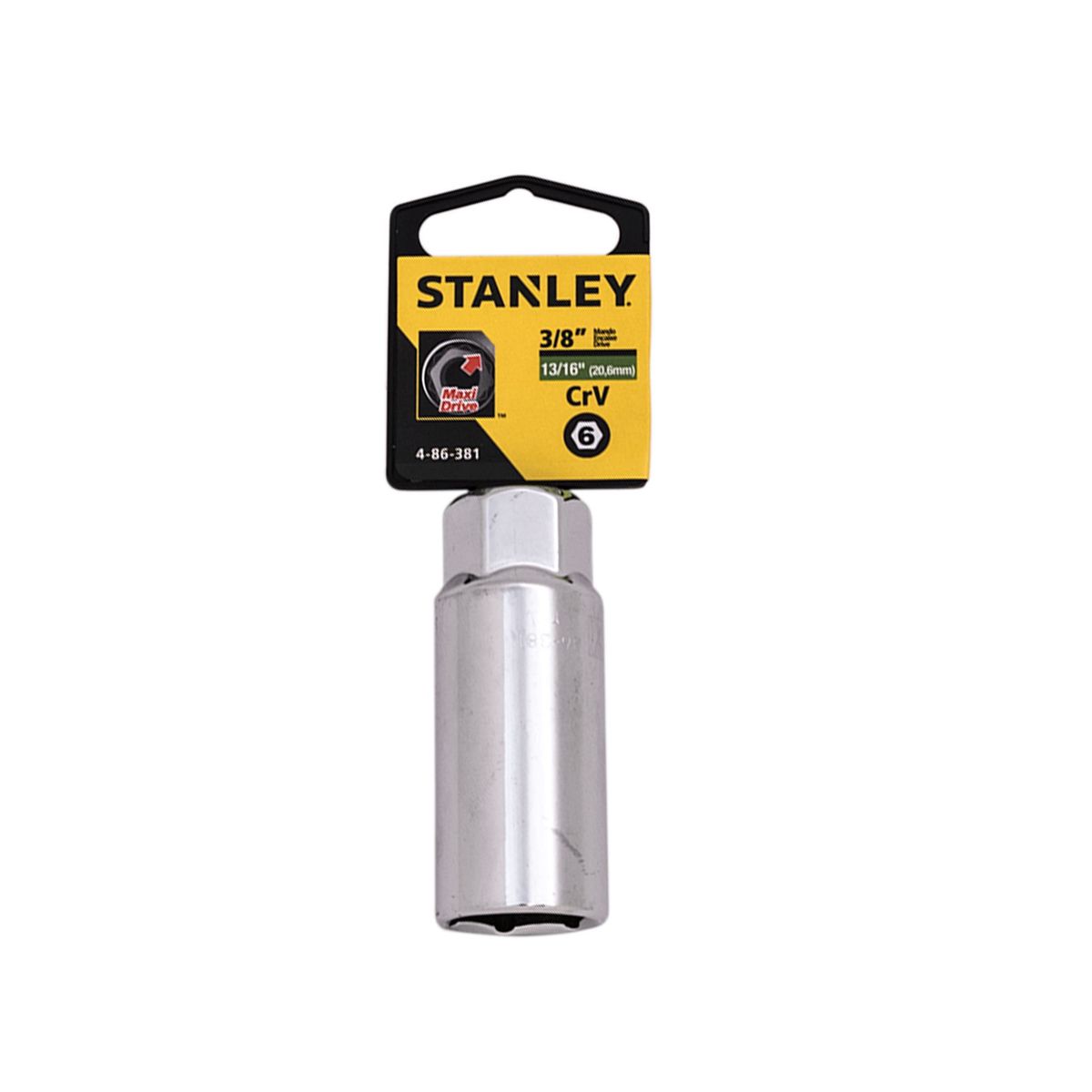 STANLEY - Dado para Bujias 4-86-381 3/8'' Plateado