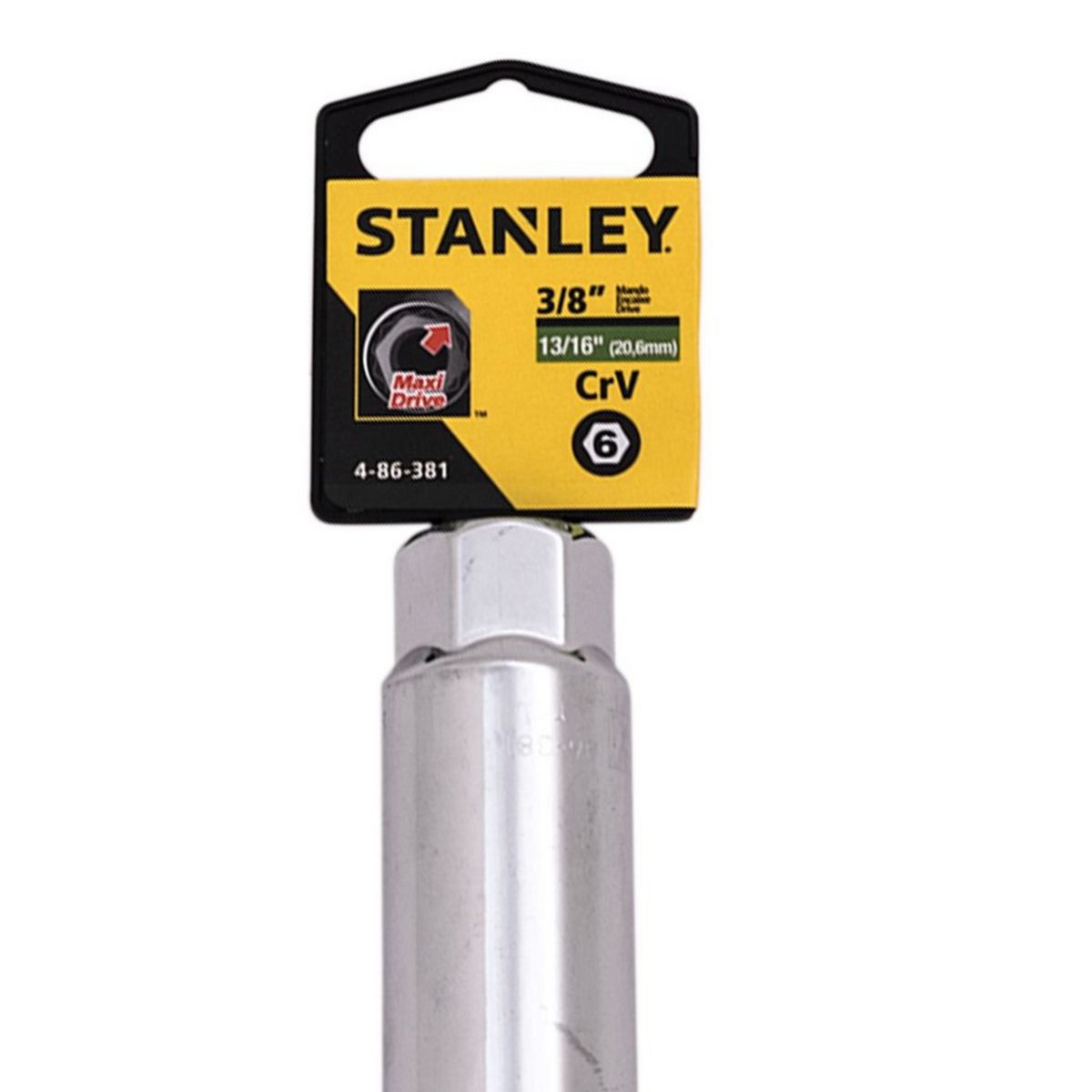 STANLEY - Dado para Bujias 4-86-381 3/8'' Plateado