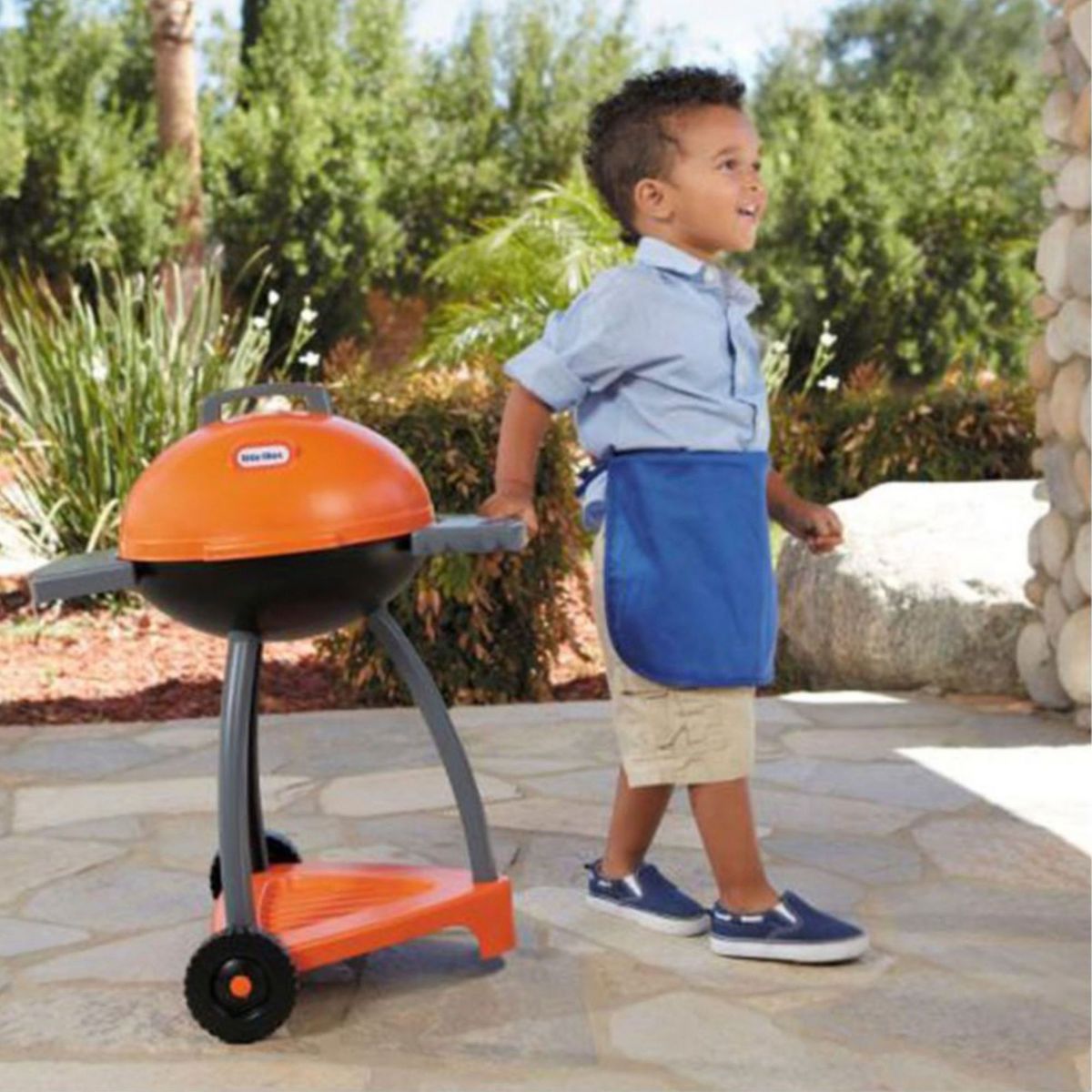 LITTLE TIKES - Parrilla de Juego Redonda naranja