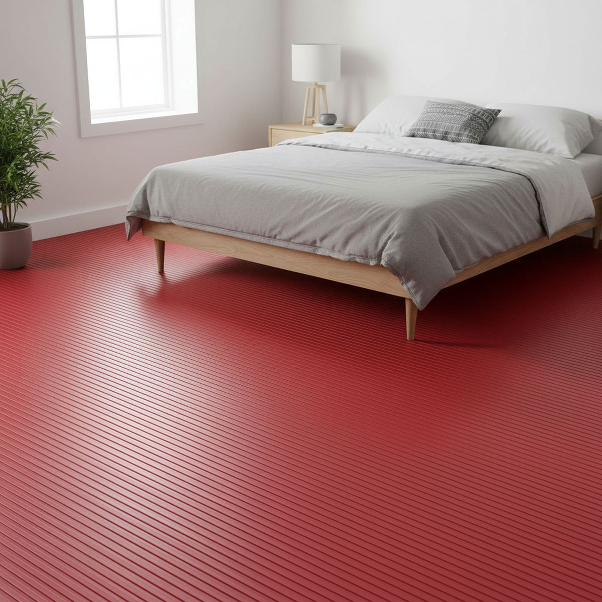 Pisos Vinílico en Rollo Acana Rojo R20M - Venta por metro lineal, marca PISOPAK - Foto Principal