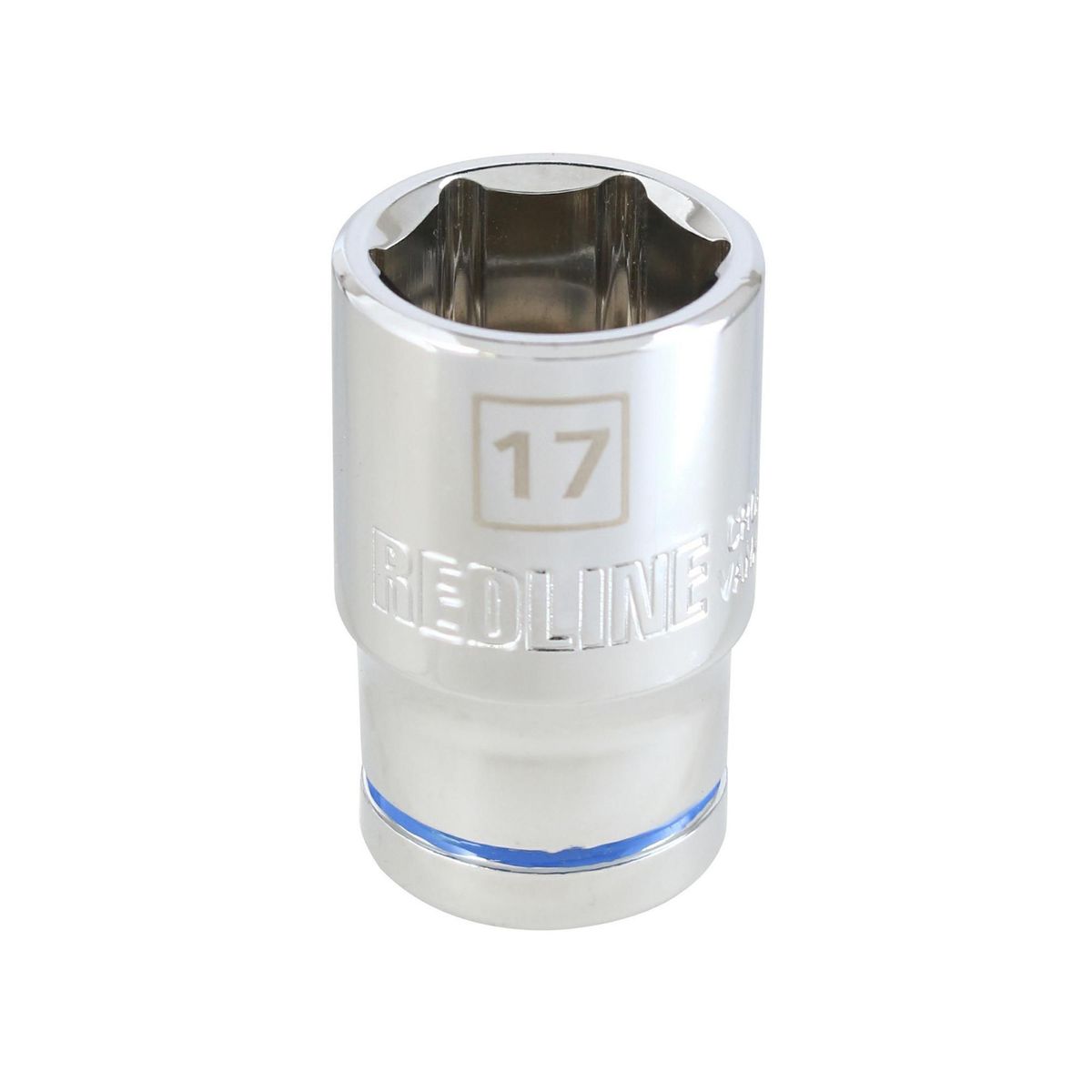 REDLINE - Dado de cromo vanadio 1/2'' 17mm Redline