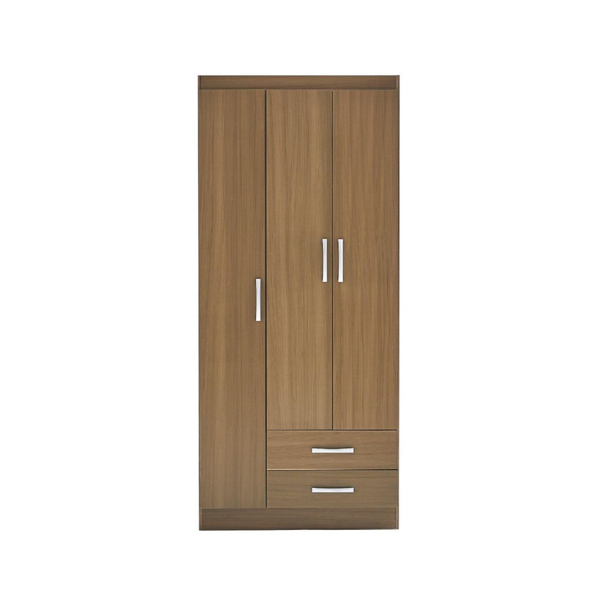 CASA BONITA - Ropero 3 Puertas 2 Cajones 83x47x183cm