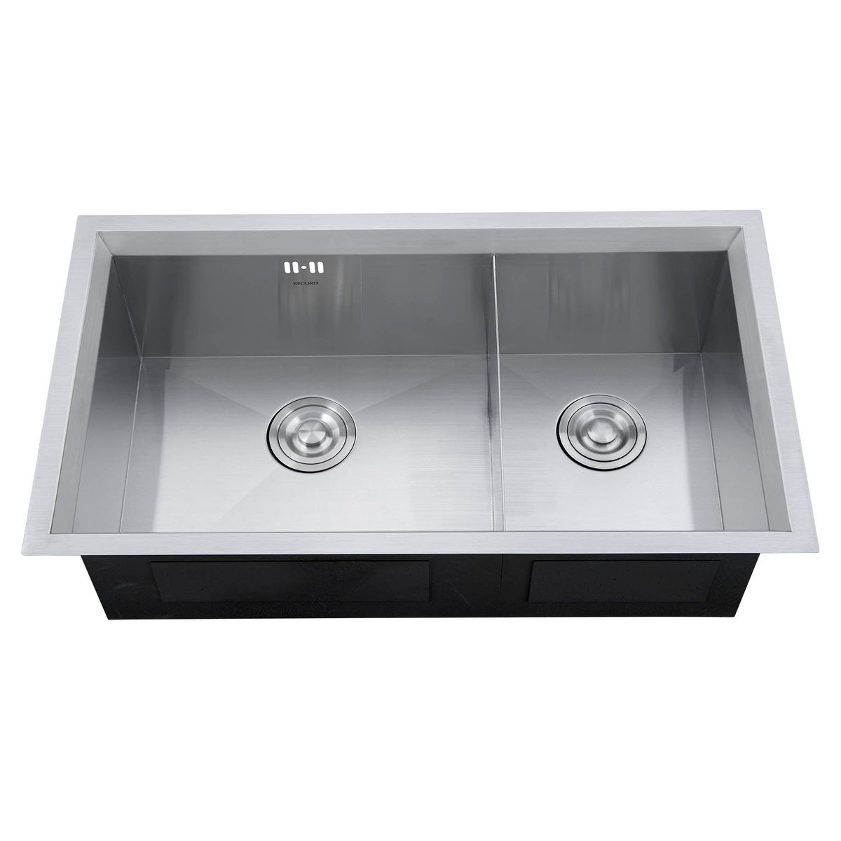 RECORD - Lavadero de Cocina Acero Inoxidable Record 2 Pozas Everest 79x46cm