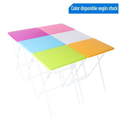 Mesa Auxiliar plegable Colores Variados