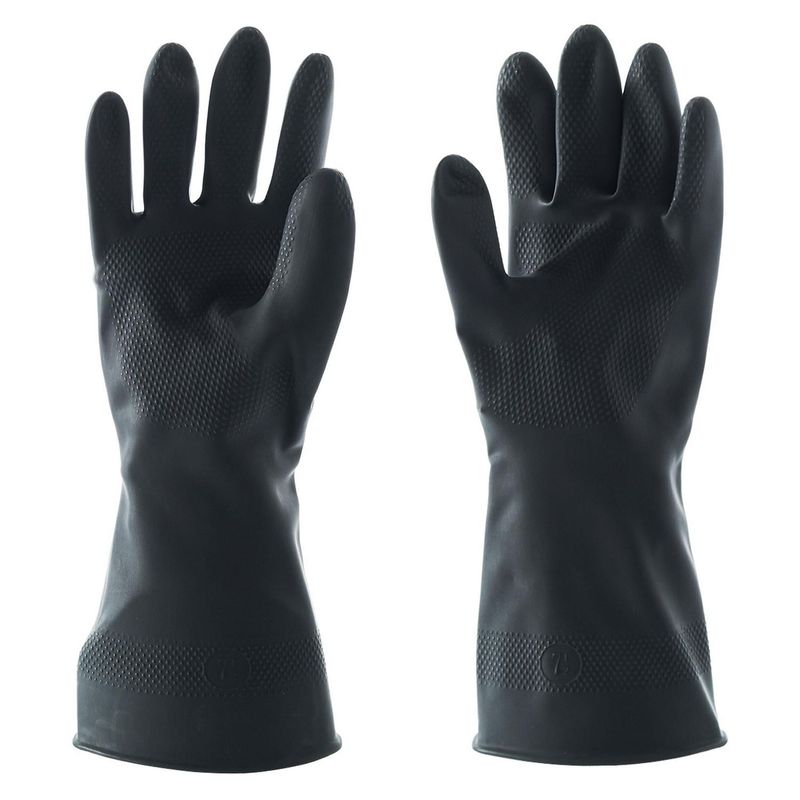 ETERNA - Guantes de Látex Clásico Talla S (7.5)  - Negro