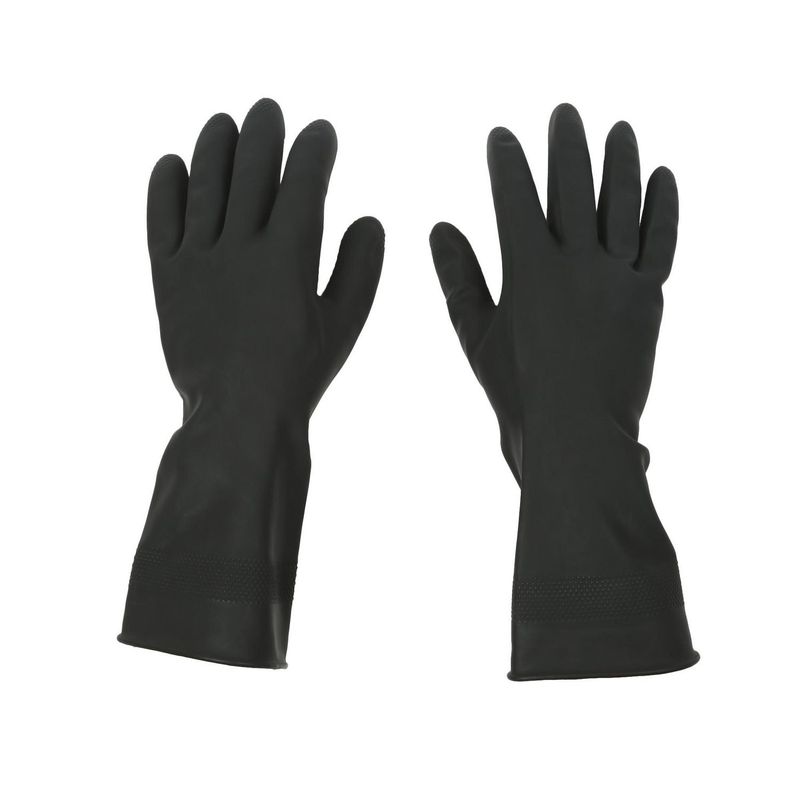 ETERNA - Guantes de Látex Clásico Talla M (8) - Negro