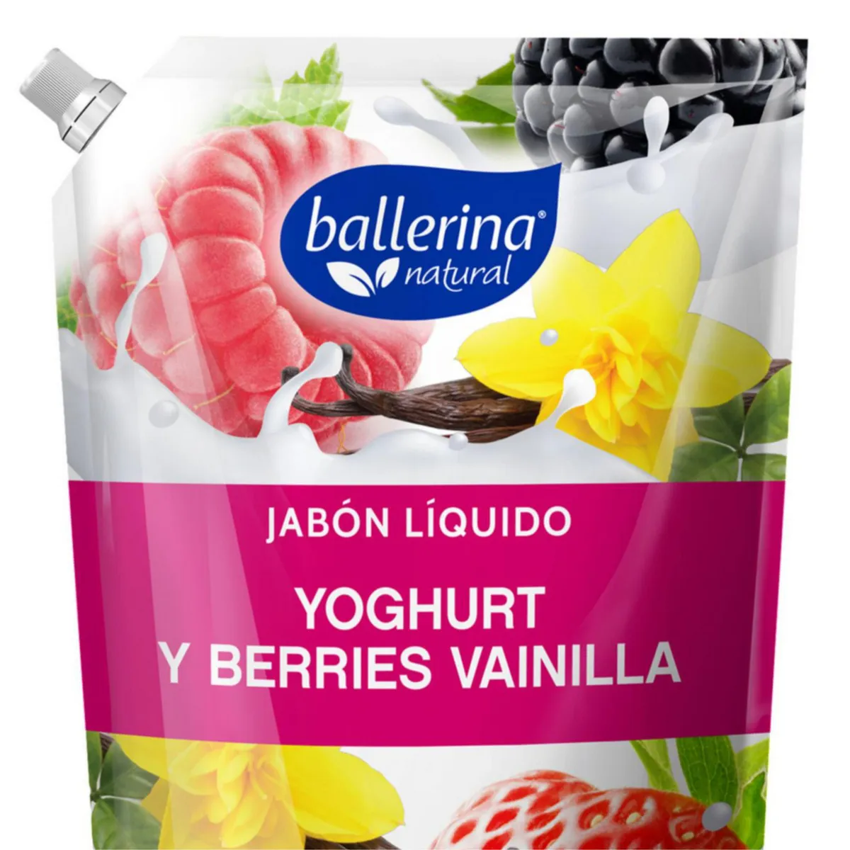 BALLERINA - Jabón Líquido Yogurt Y Berries Vainilla Ballerina 750Ml