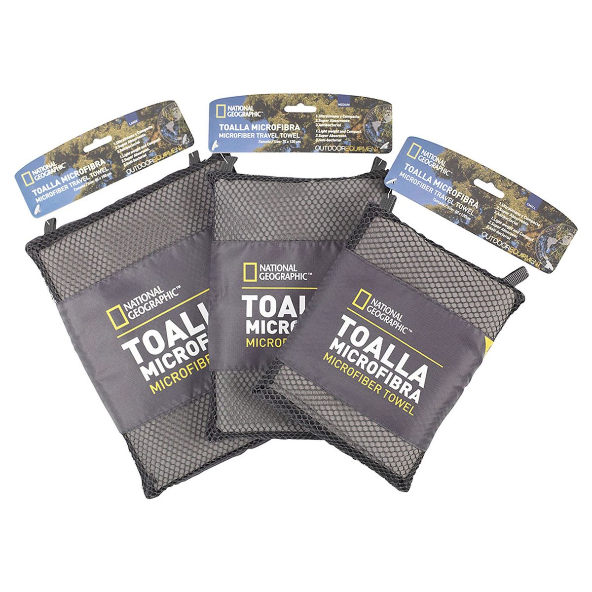 NATIONAL GEOGRAPHIC - Toalla Microfibra Secado Fácil 150x50cm
