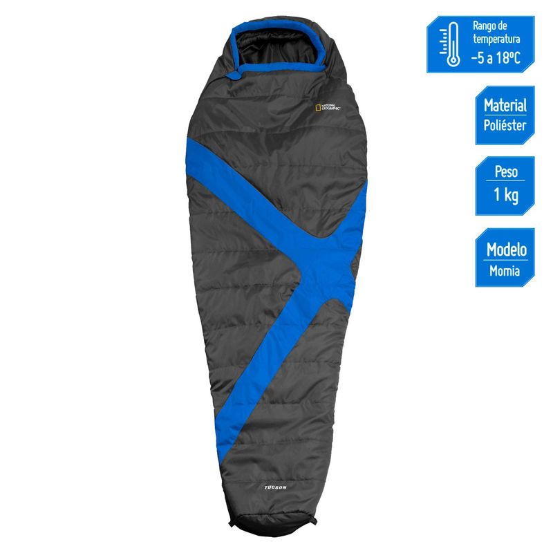 NATIONAL GEOGRAPHIC - Bolso de Dormir Tucson Azul