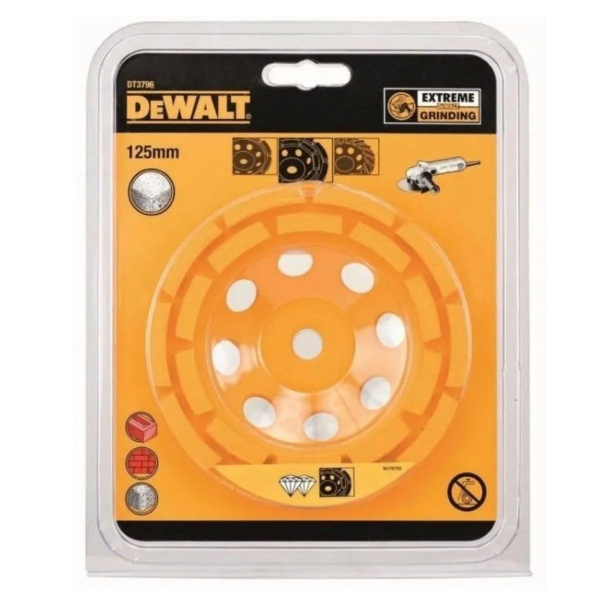 DEWALT - Copa Diamantada Doble Fila para concreto de 5'' DT3796-QZ Dewalt