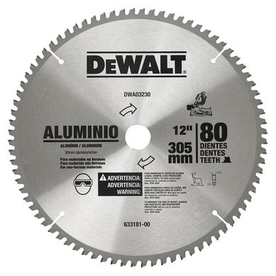 Disco Sierra de 12'' de 80 Dientes
