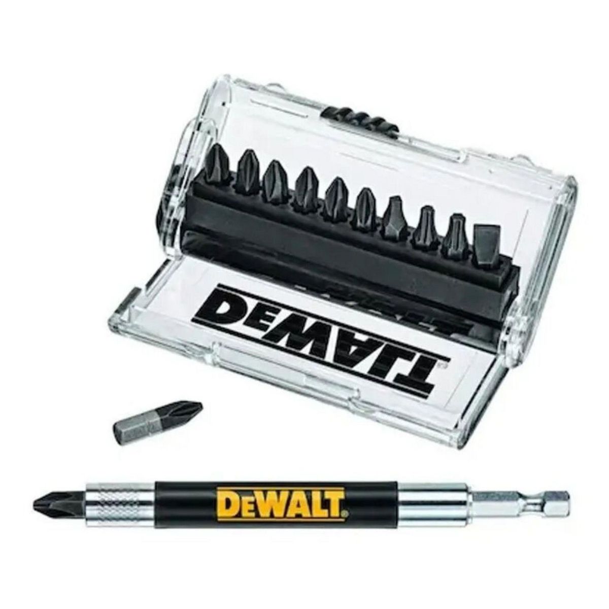DEWALT - Set de Puntas Acero MaxFit y Guía Magnética de 6'' DWA2099 Dewalt