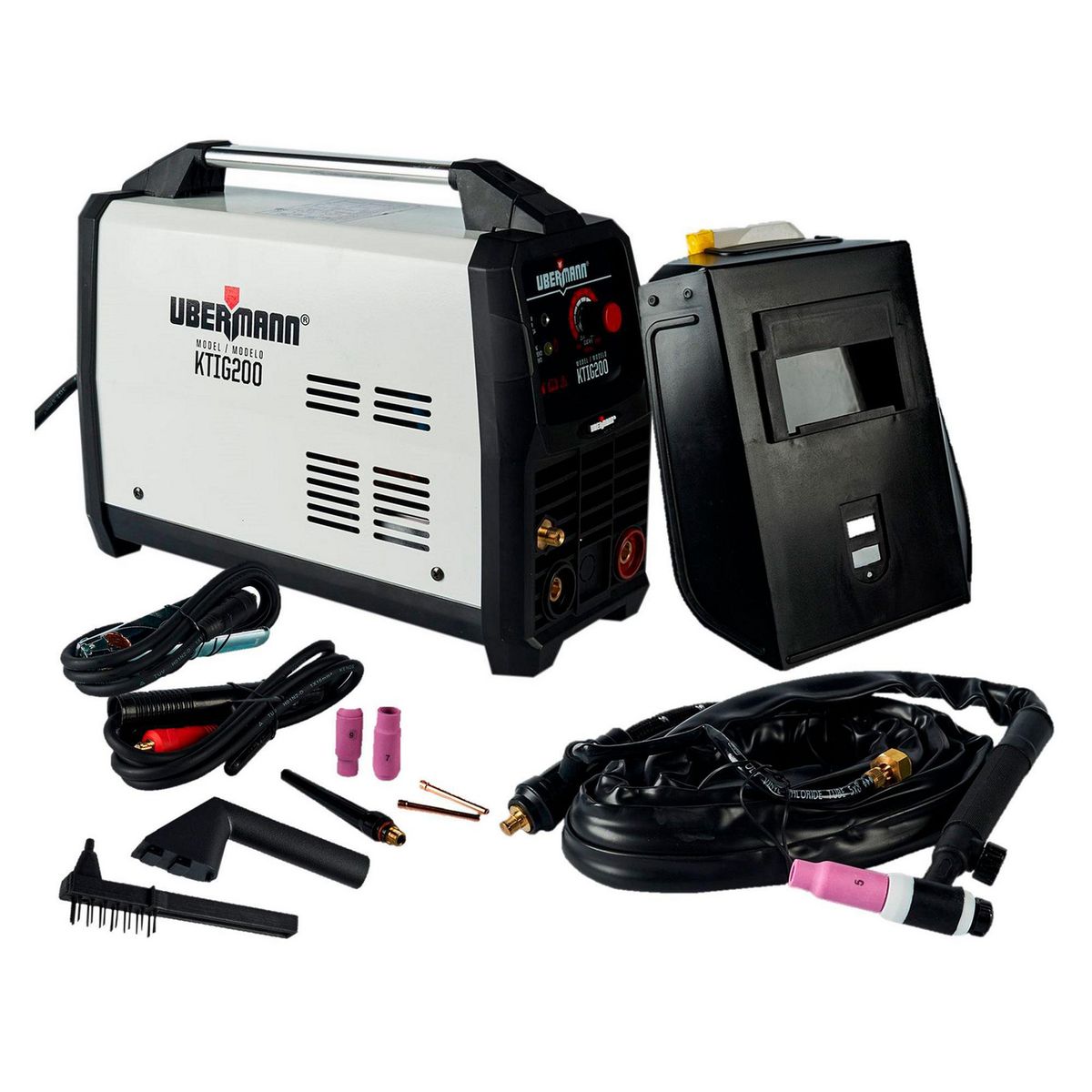 UBERMANN - Soldadora Eléctrica Inverter 190A TIG/MMA Ubermann