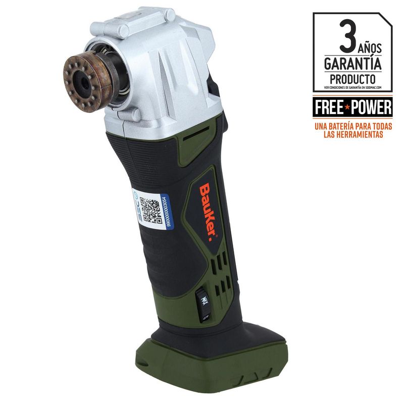BAUKER - Herramienta Multifuncional Free Power Inalámbrica 18V (Sin batería)
