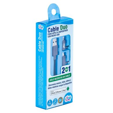 Cable 2en1 con Micro-USB