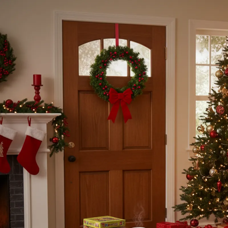 DEAR SANTA - Corona de Adviento de Navidad Canadiense 45cm