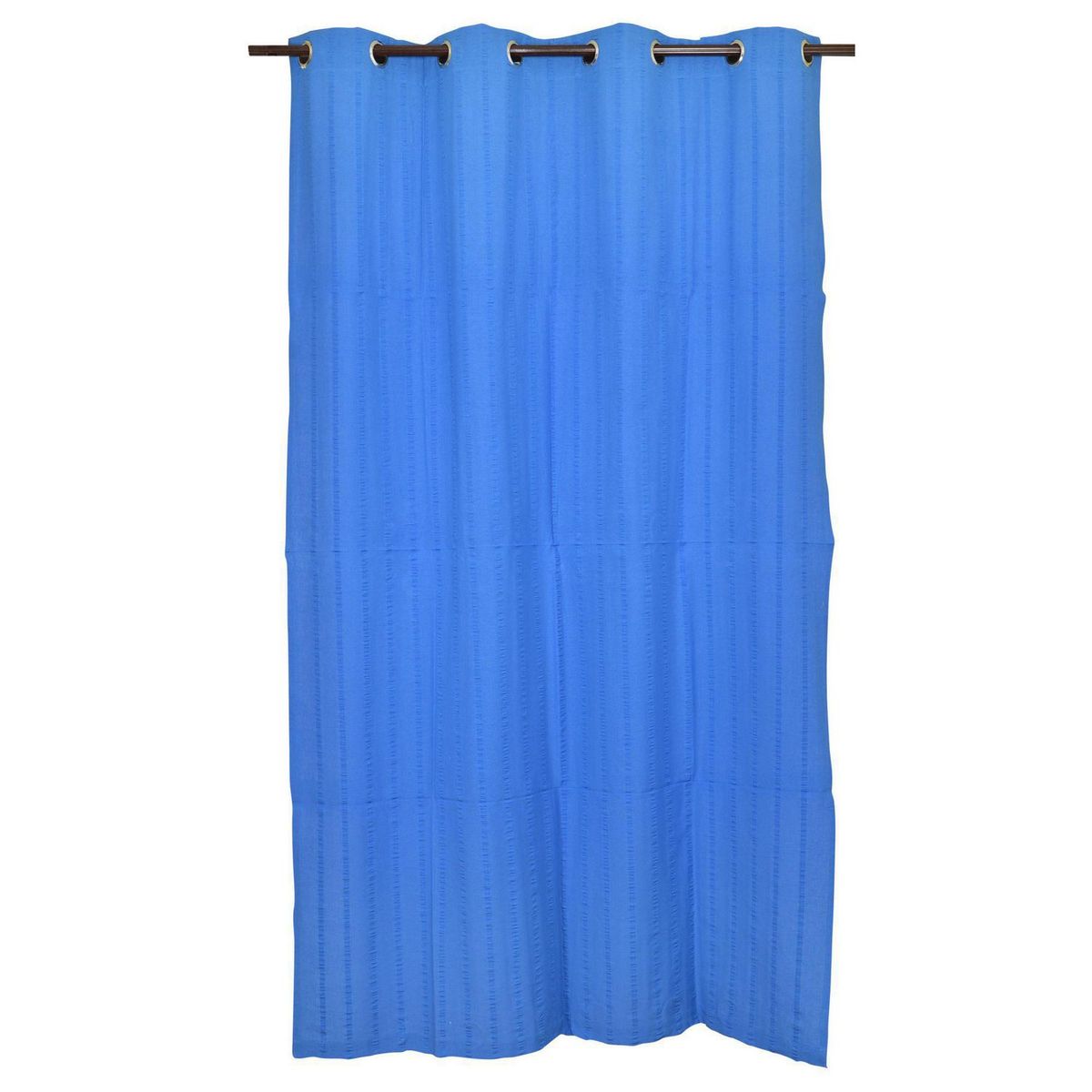 JUST HOME COLLECTION - Cortina de Tela Set x2 Algodón 150x230cm Azul