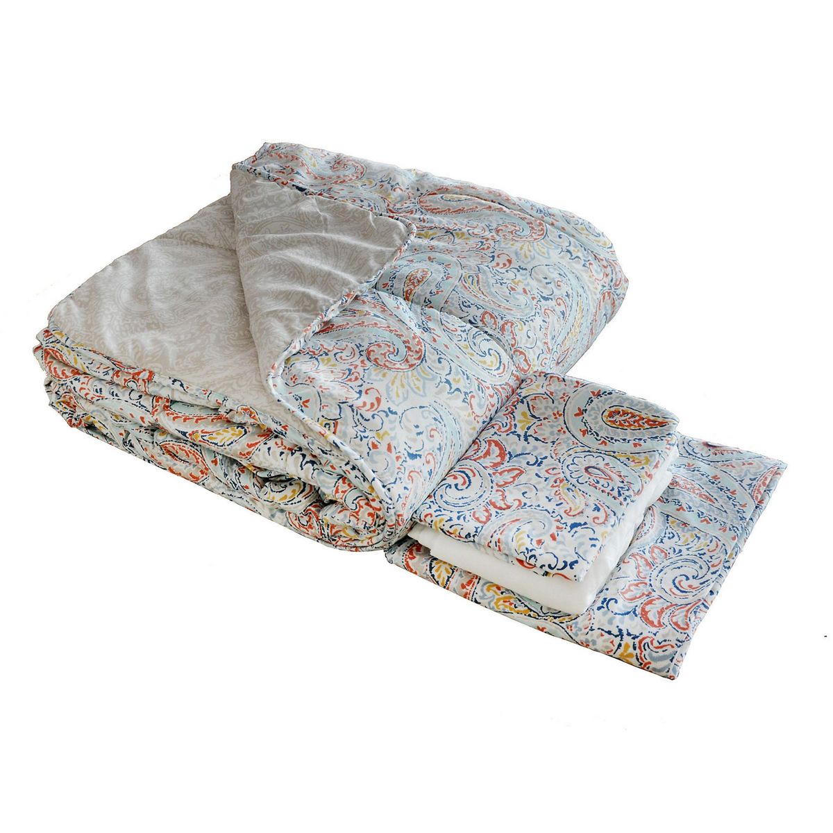 CASA BONITA - Plumón + Sábana Paisley 2 Plazas