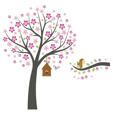 Vinil Decorativo rbol 1.23x1.73m 