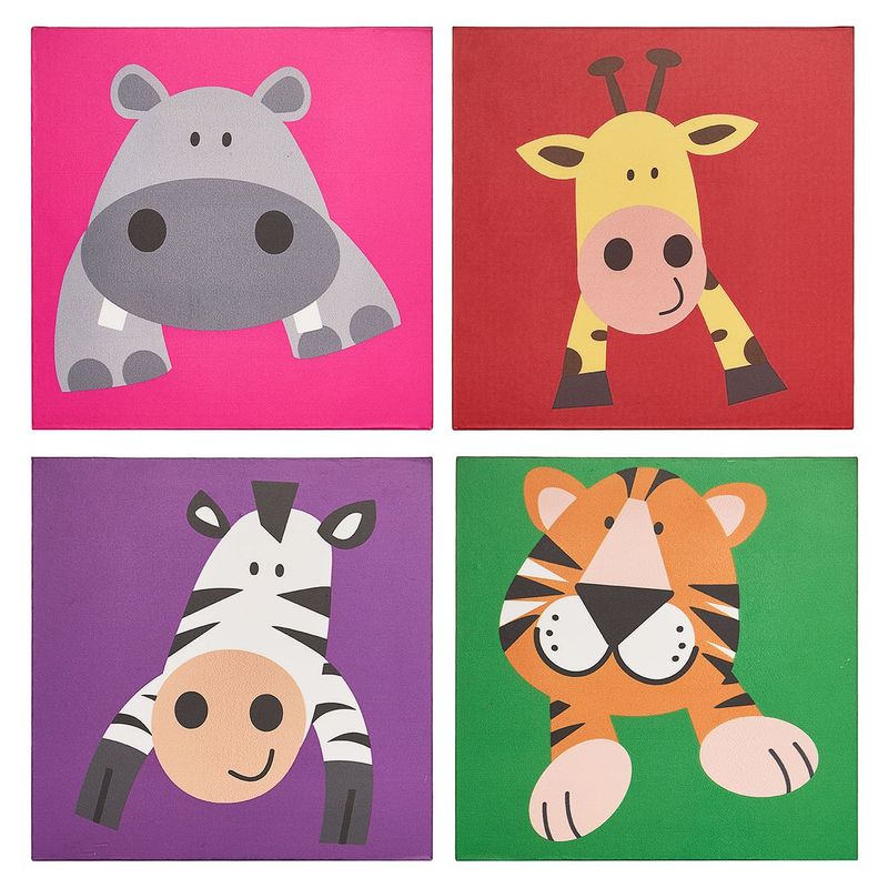 DRESSIT - Pack Cuadro Animalitos 15x15cm