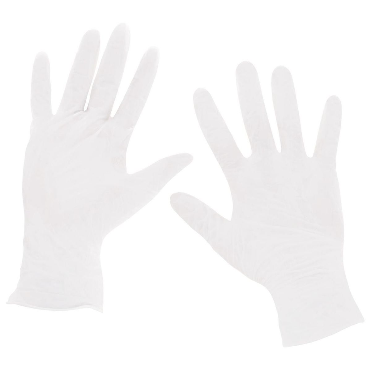 KLEINE WOLKE - Guantes de Látex Multiuso x10 Unidades Talla Única - Blanco