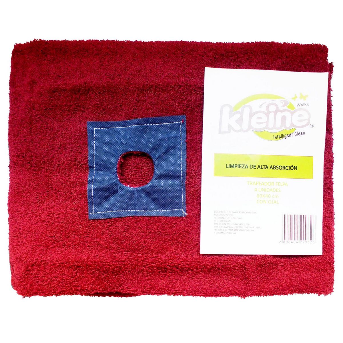 KLEINE WOLKE - Trapeador Felpa 70X40Cm X3 Unid