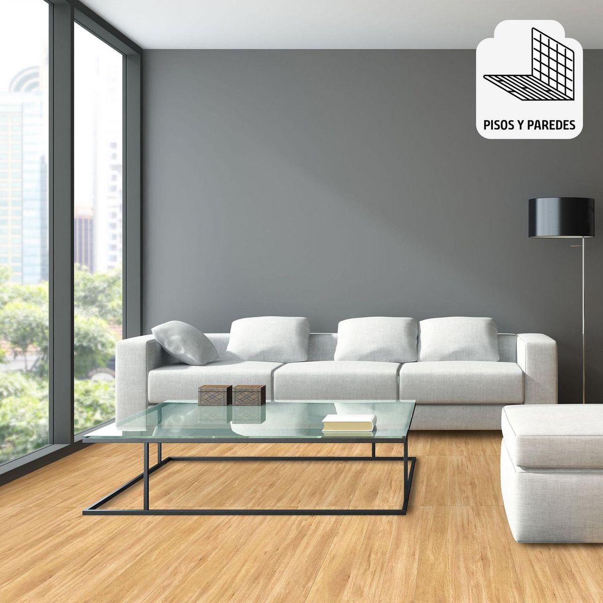 GALA - Cerámica Beige 31x61 Maderadas Brillante 1.44 m2