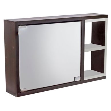 Botiquin de Bao Una Puerta con Espejo Astro Wengue 61x38cm