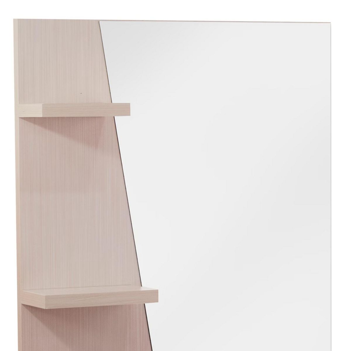 GENERICO - Espejo de Baño Rectangular con Tres Repisas Elegant Beige 50x70cm