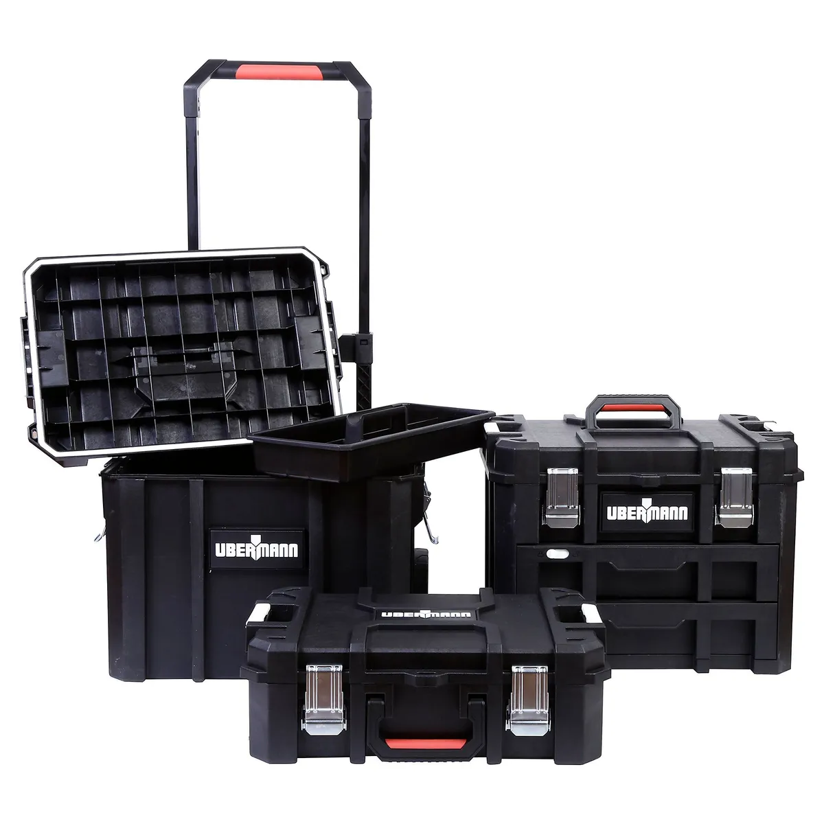 UBERMANN - Carro Porta Herramienta 3 en 1 Plástico Ubermann