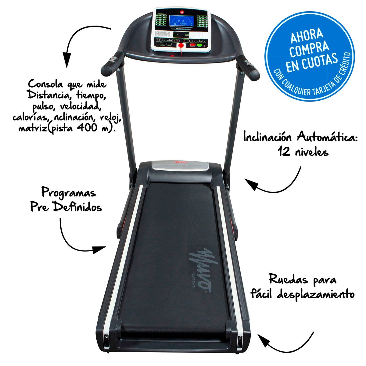 MUVO BY OXFORD - Trotadora Endurance 41