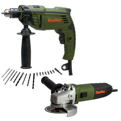 Taladro Percutor Elctrico Bauker 1/2