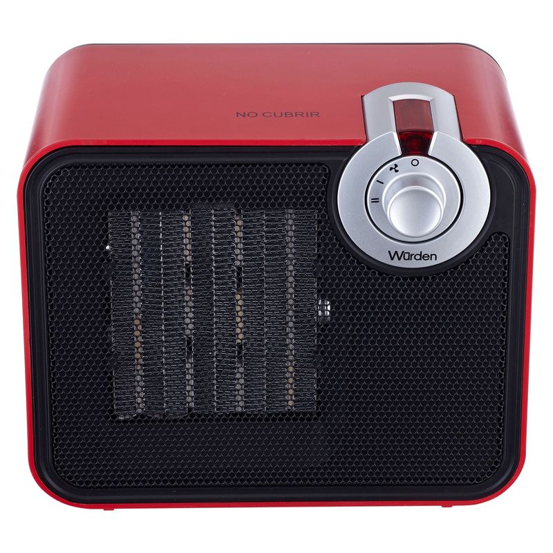 WURDEN - Termoventilador Wurden 1500W 15m2 PC-004-9C  Rojo