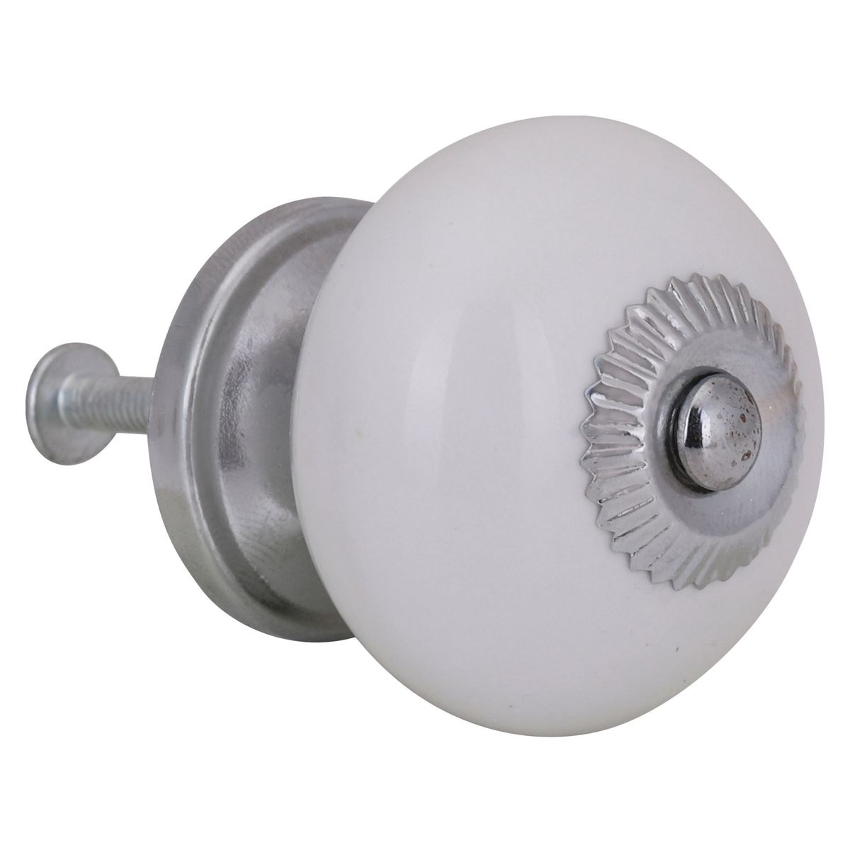FIXSER - Pack de 2 Perillas Blanco 40 mm.