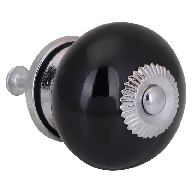 FIXSER - Pack de 2 Perillas Negro 40 mm.