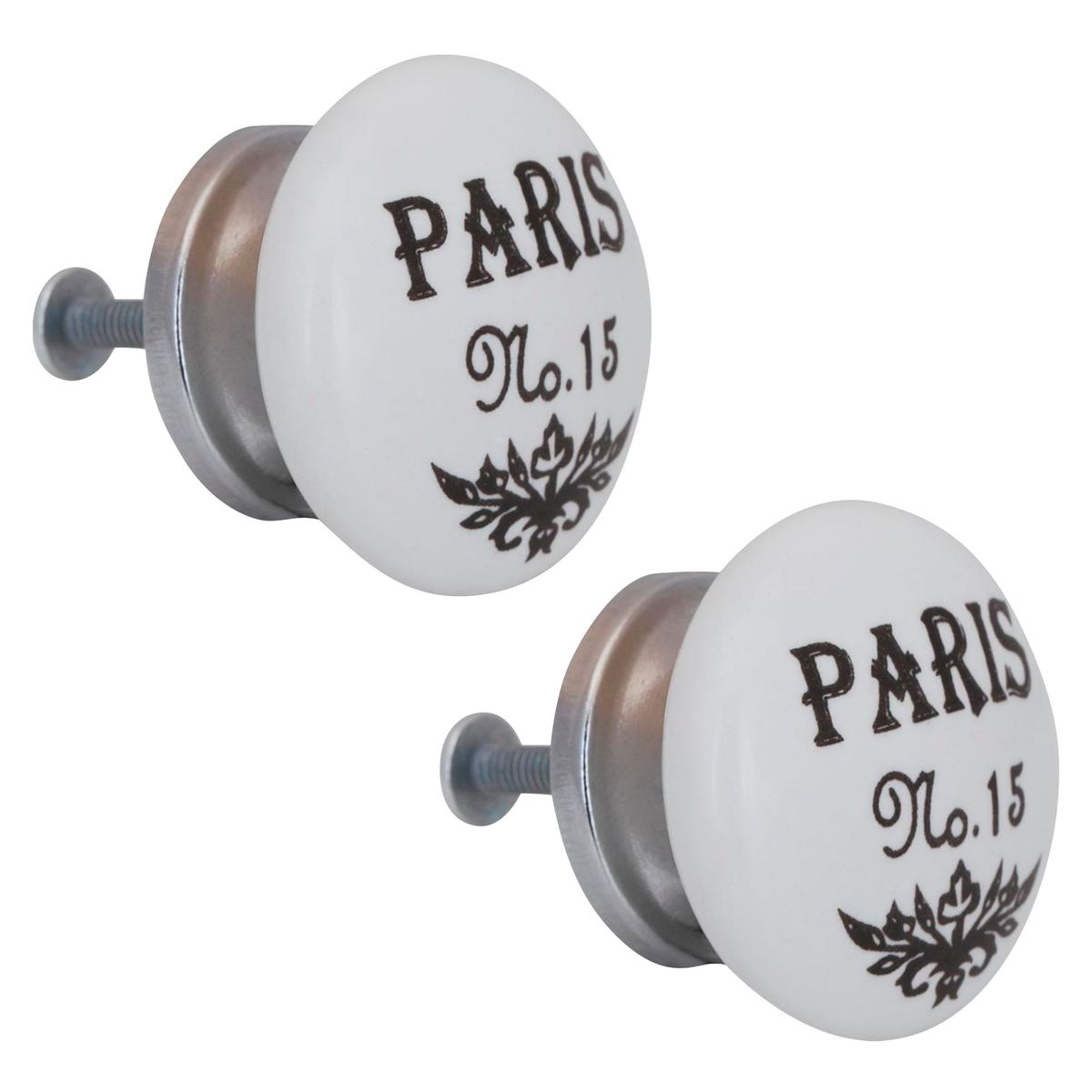 FIXSER - Jalador de Perilla 40 mm Paris x 2 unid