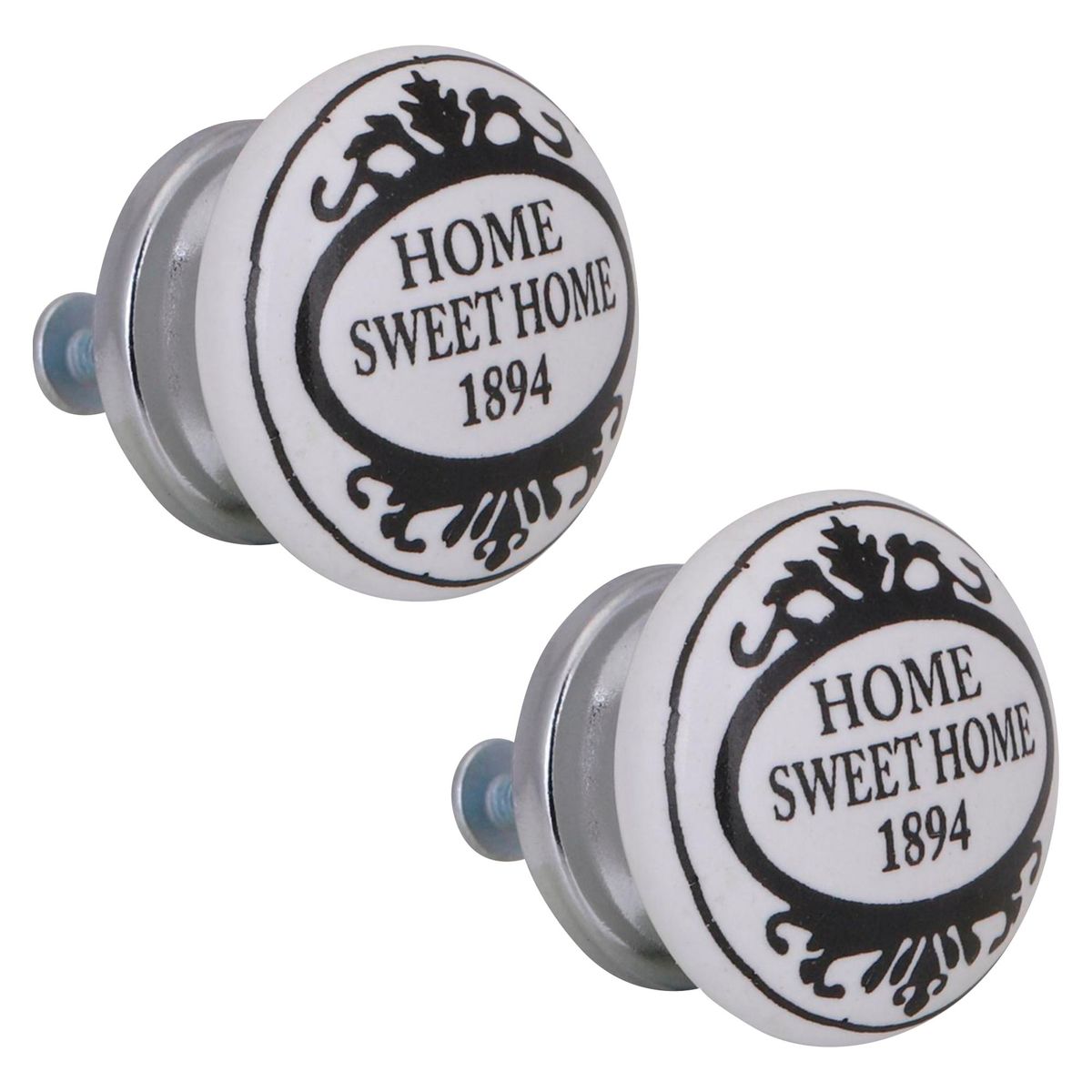 FIXSER - Jalador de Perilla 40 mm Porcelana Home x 2 unid