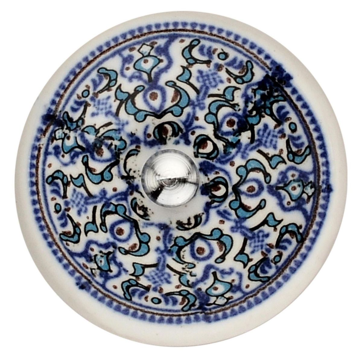 FIXSER - Tirador Perilla 43 mm Porcelana Lazos x2