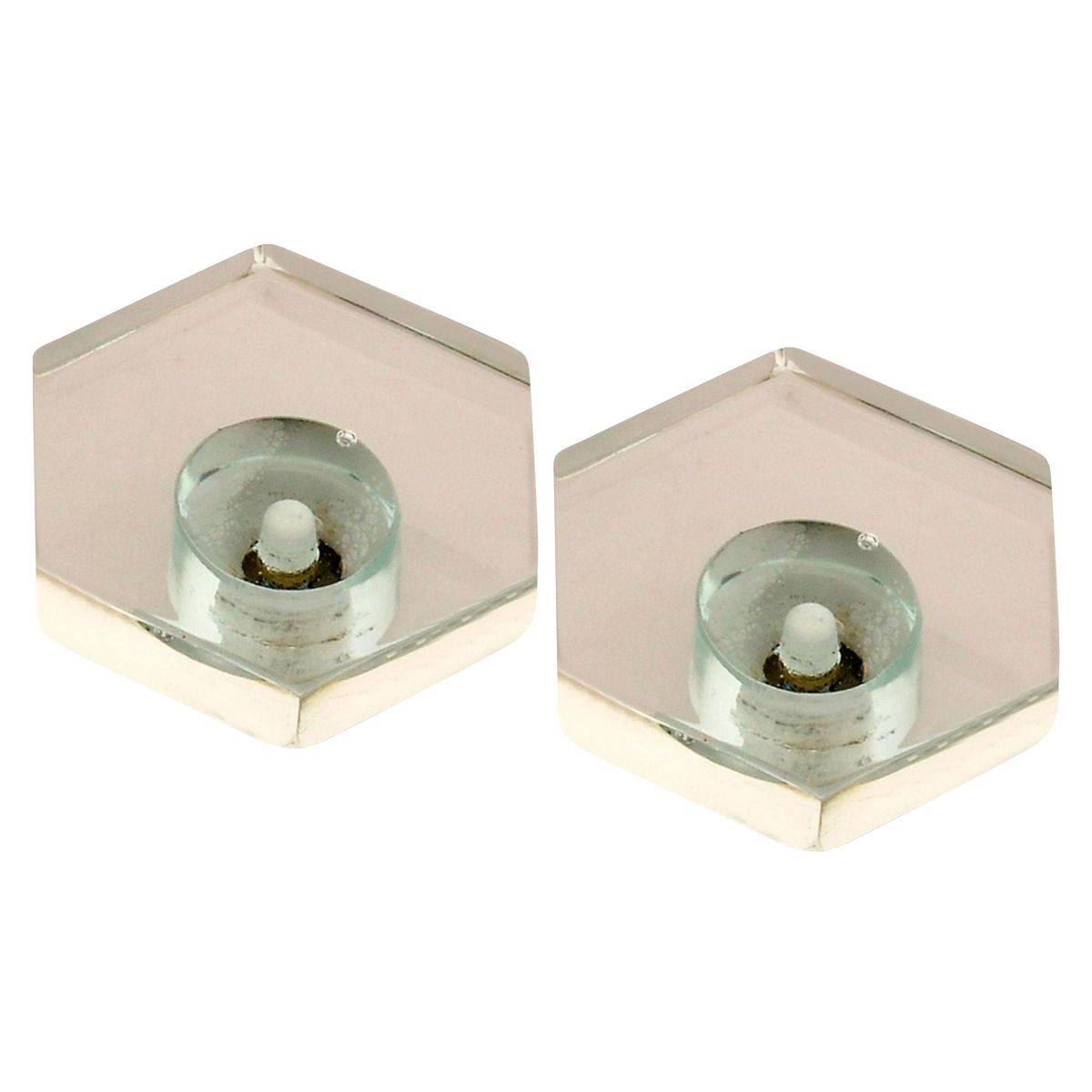FIXSER - Tirador Perilla 34 mm Cristal Hexagonal x2