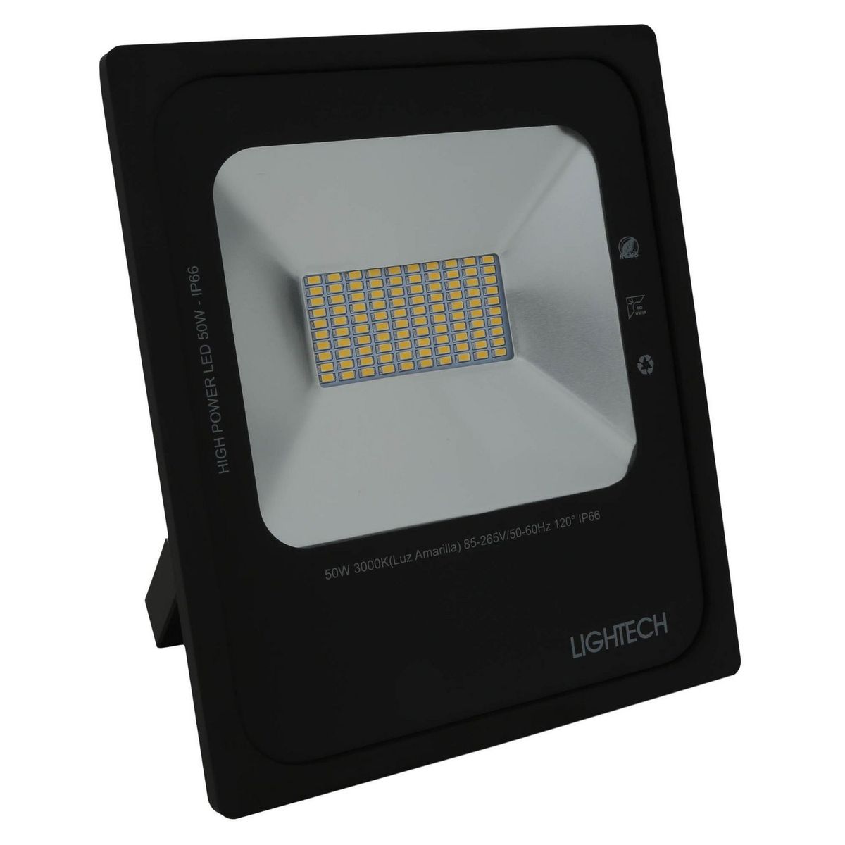Reflector Led Slim 50W 4400Lm P65 Luz Calida 21X15X3.5Cm Lightech, marca LIGHTECH - Foto Principal