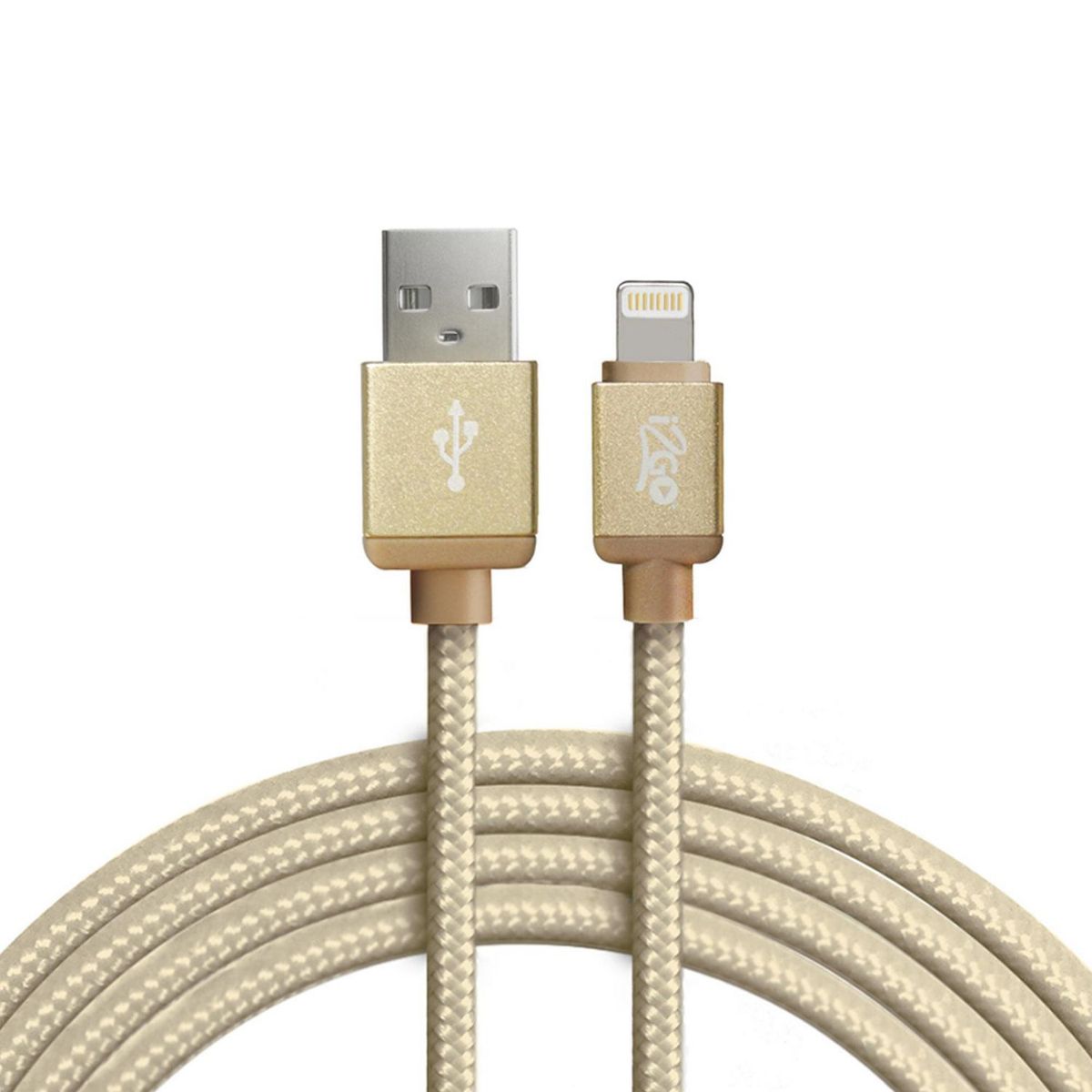 I2GO - Cable Lightning Nylon tejido 2m