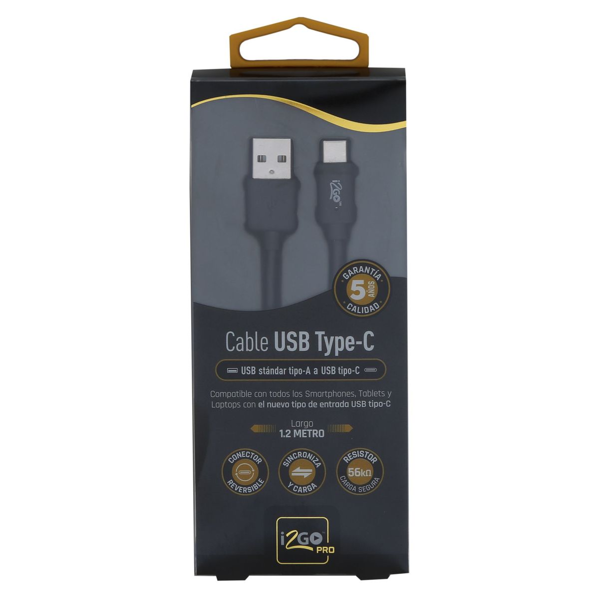 I2GO - Cable 1.2 m USB a USB C TBC