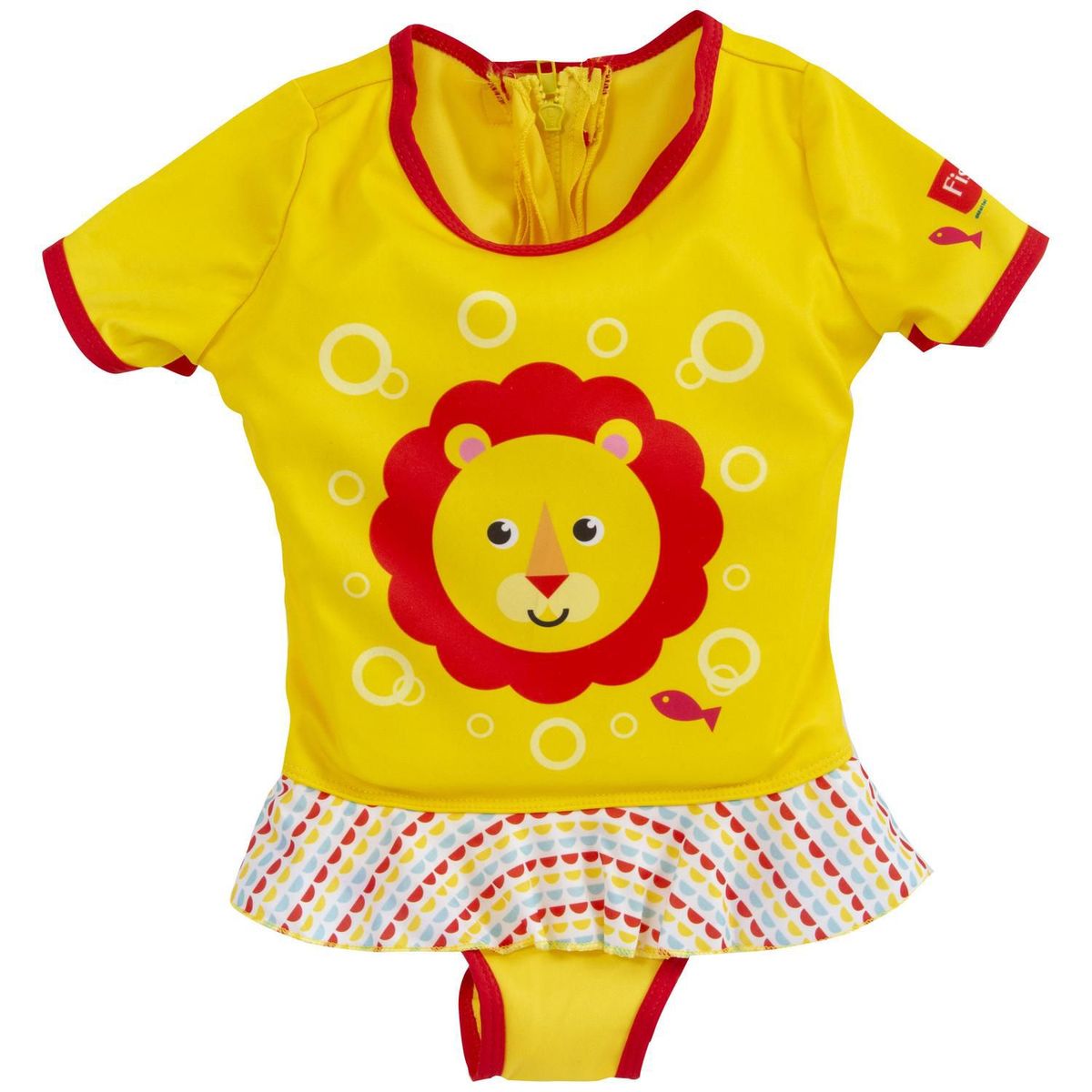 BESTWAY - Traje de Baño Niña 45cm Animalitos Fisher Price