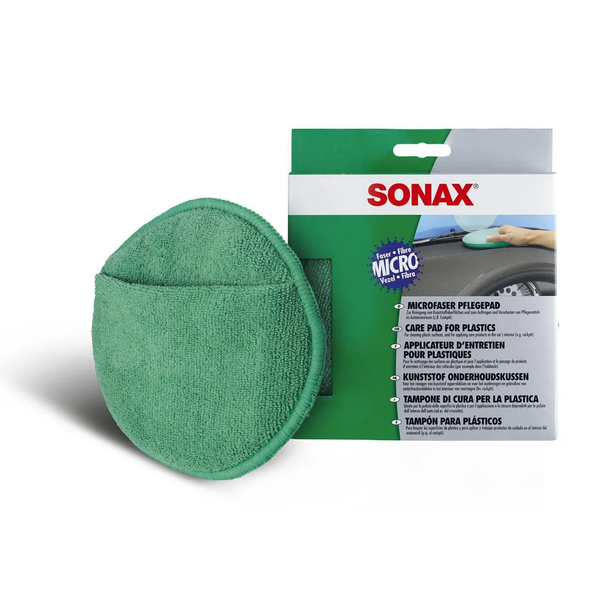 SONAX - Esponja de Limpieza para Plásticos Sonax